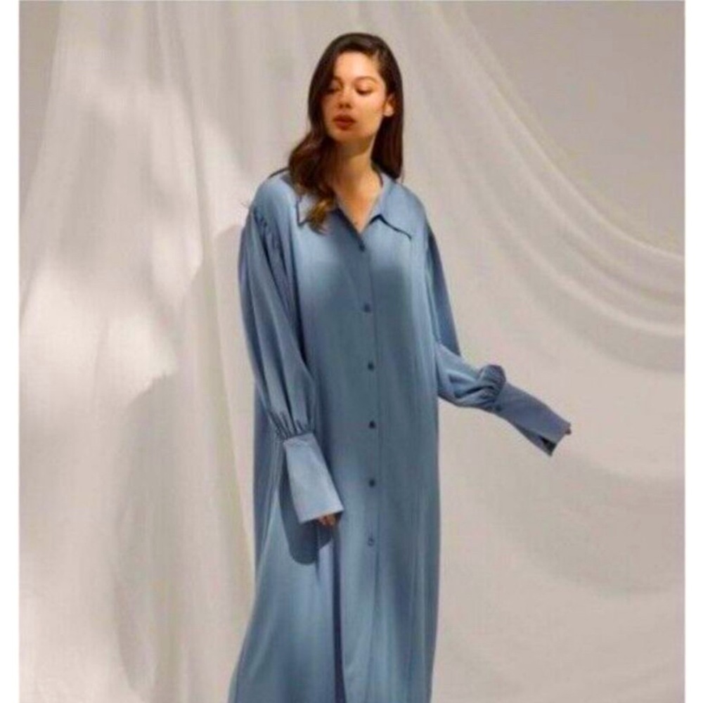 NAP Loungewear Blue Dress - NWT